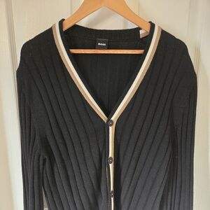 BOSS  v neck cardigan sweater